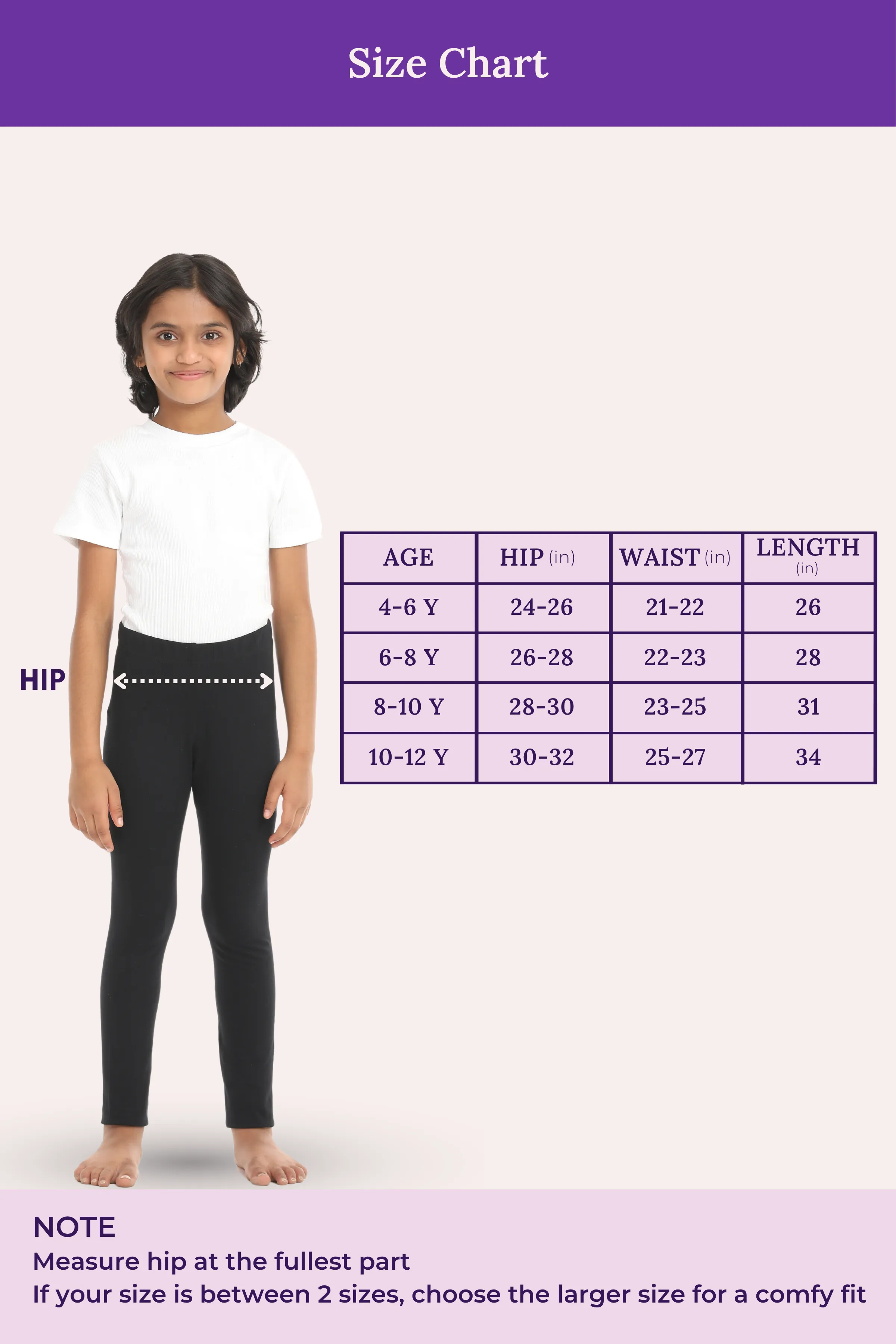 Girls' Leggings | Mid Waist | Ankle Length | Gusset Crotch Prevents Ripping | Non-See-Through | Cotton-Elastane Blend | Perfect For Every Occasion - Image 4