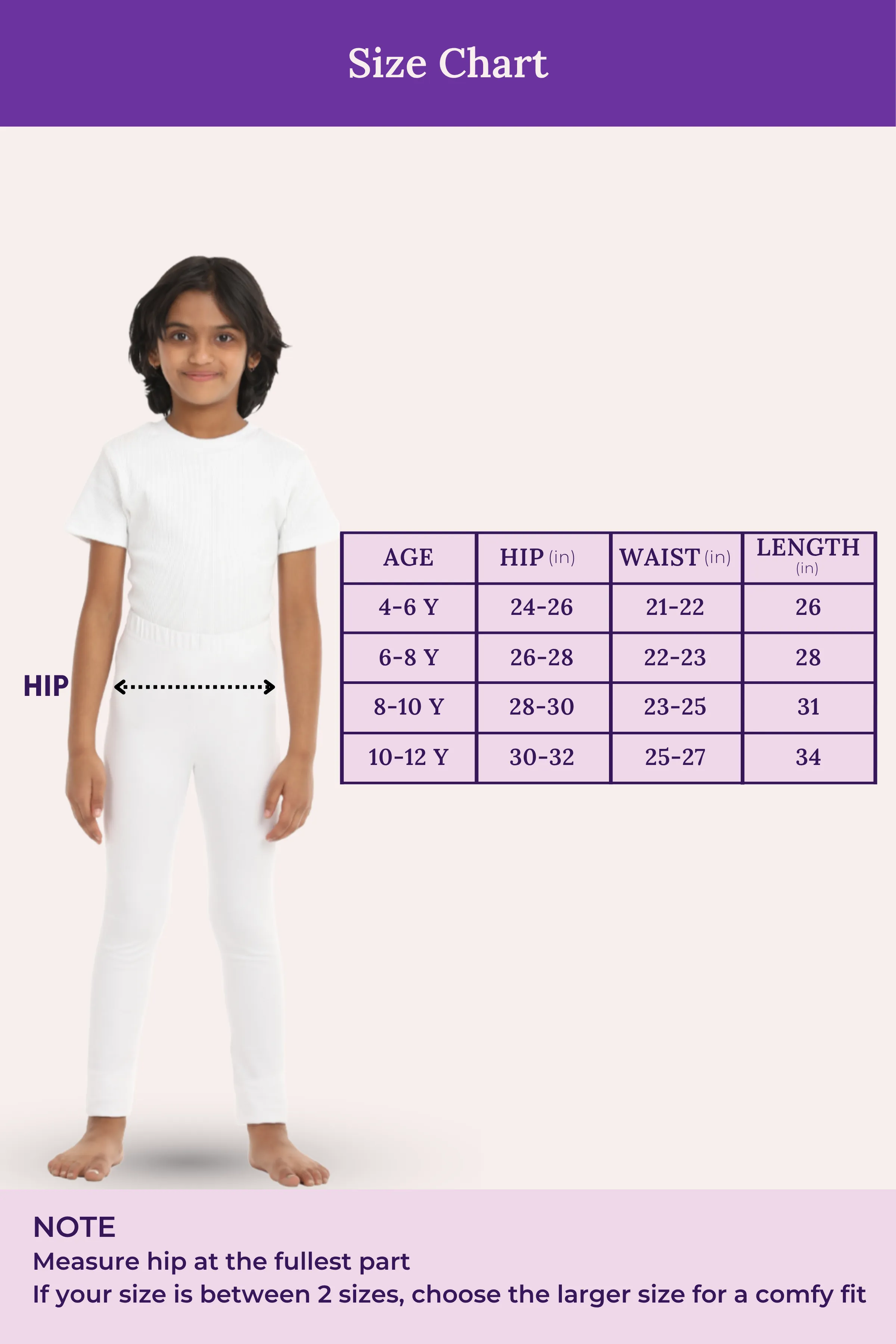 Girls' Leggings | Mid Waist | Ankle Length | Gusset Crotch Prevents Ripping | Non-See-Through | Cotton-Elastane Blend | Perfect For Every Occasion - Image 4