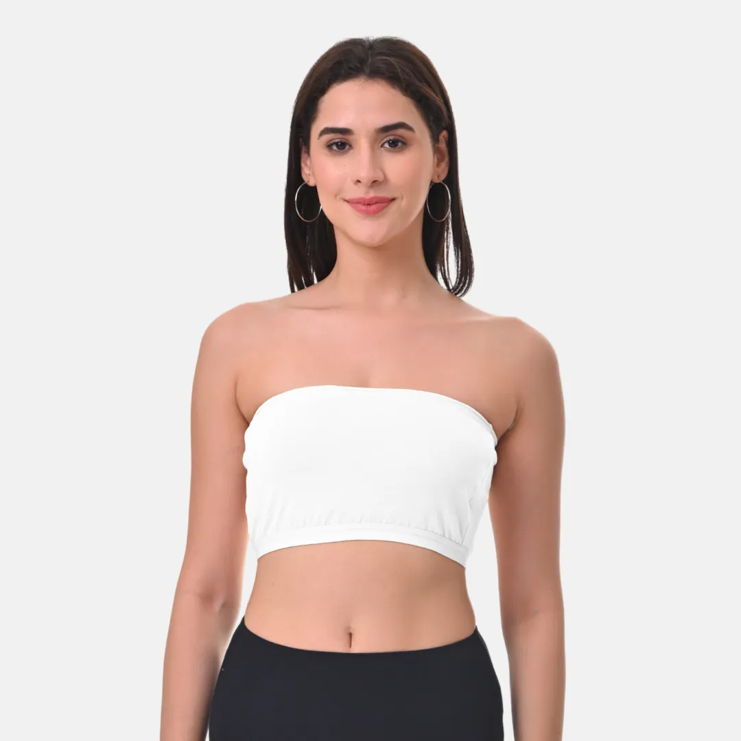 Bandeau/Tube Bra For Women | Strapless Bra | Silicone Anti-Slip Band | Triple Layer Front Panel | Conceals Visibility Of Nipples - Image 10