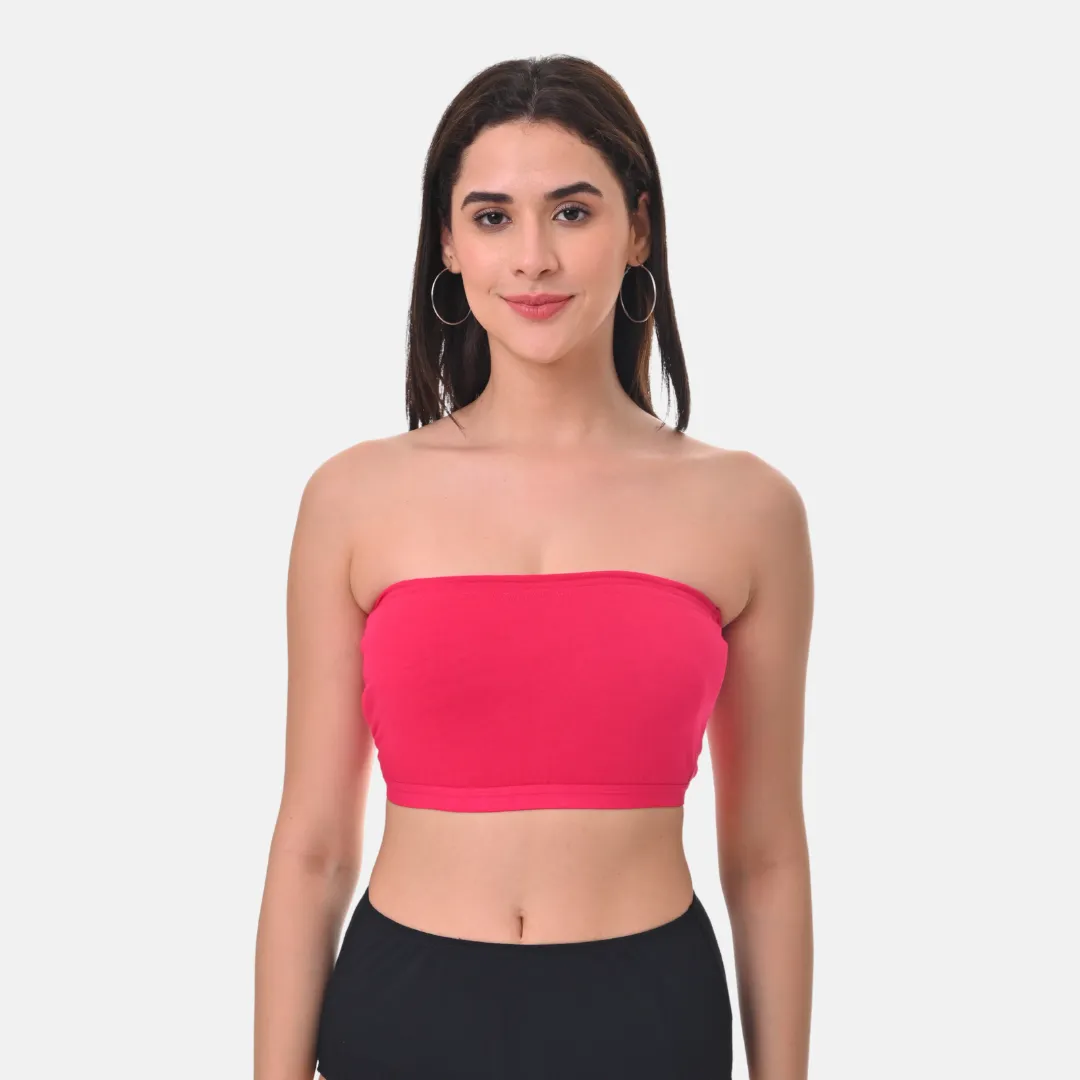 Bandeau/Tube Bra For Women | Strapless Bra | Silicone Anti-Slip Band | Triple Layer Front Panel | Conceals Visibility Of Nipples - Image 11