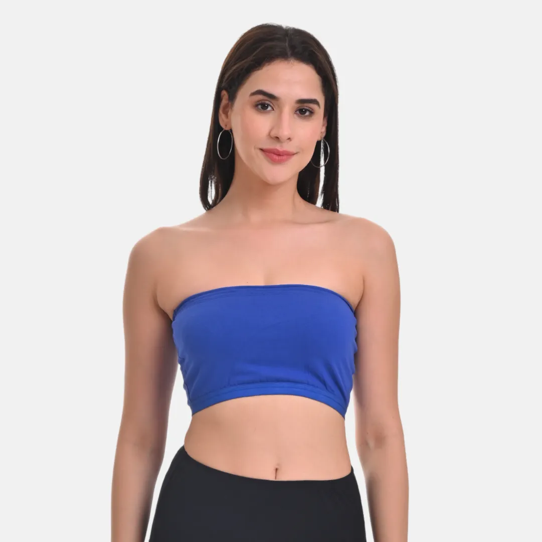 Bandeau/Tube Bra For Women | Strapless Bra | Silicone Anti-Slip Band | Triple Layer Front Panel | Conceals Visibility Of Nipples - Image 12