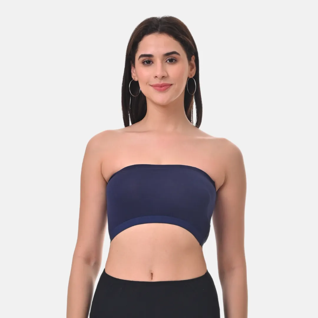 Bandeau/Tube Bra For Women | Strapless Bra | Silicone Anti-Slip Band | Triple Layer Front Panel | Conceals Visibility Of Nipples - Image 13