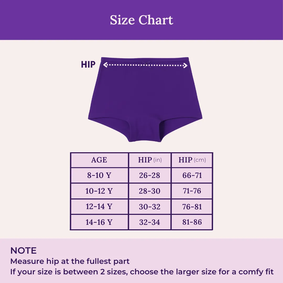 BrZee Boy Shorts For Girls | Lightweight Cotton-Elastane Fabric | Super Stretchy For Comfort | No Visible Panty Lines | Pack Of 3 - Image 4