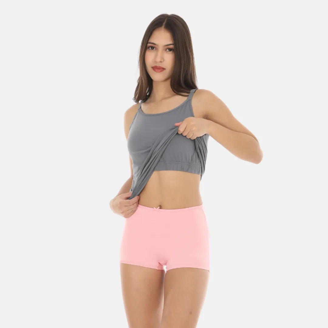 Camisole With Built-In Bra | Full Coverage | Wire-Free | Removable Cups | Adjustable Straps | Soft Cotton Fabric | Sleek Fitted Design - Image 6