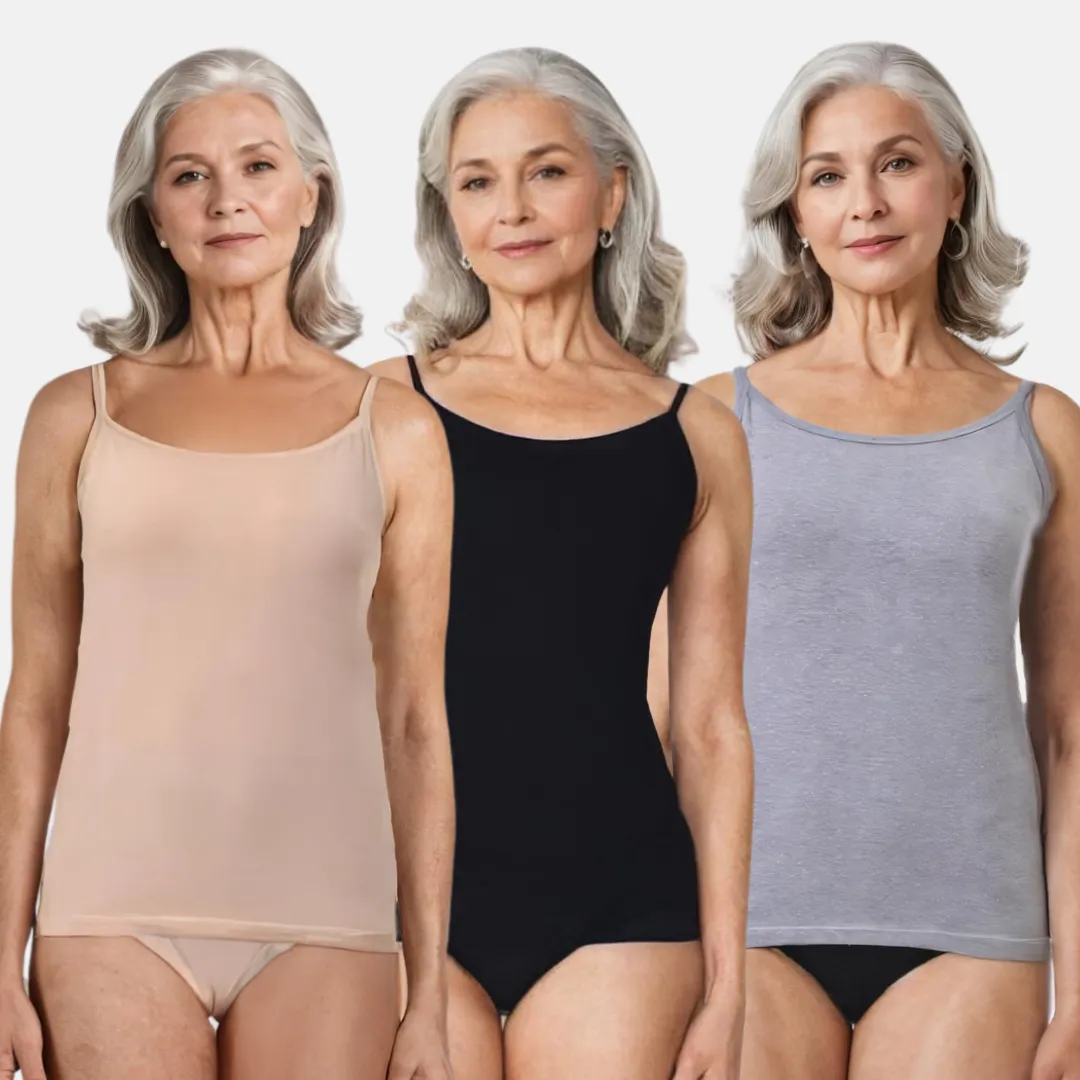 Everyday Camisoles | Adjustable Straps | Full Coverage | 3-Pack - Image 8