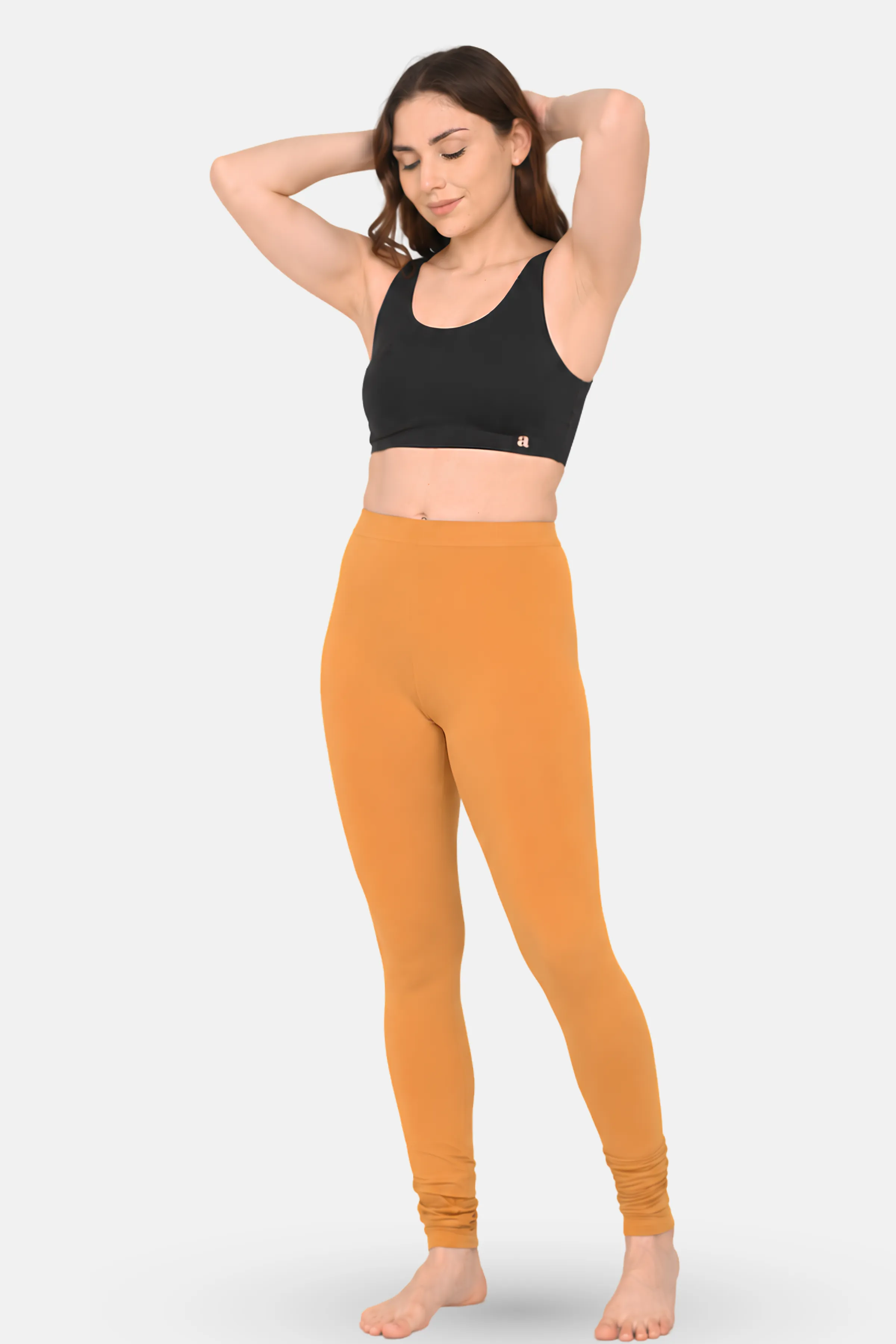Women's Churidars | Mid Waist | Full Length | Ankle Gathers | Non-See-Through | Gusset Crotch to Prevent Ripping