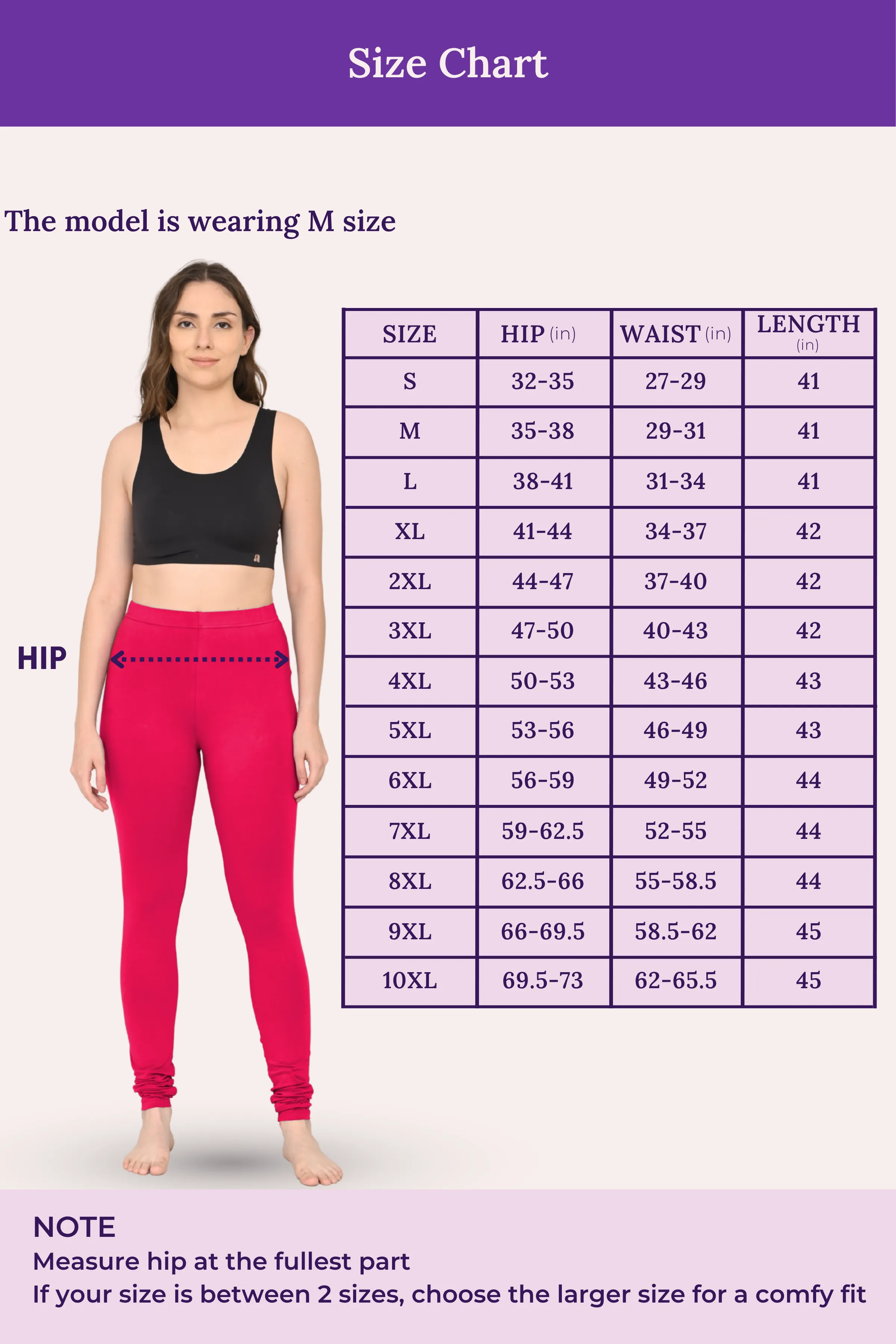 Women's Churidars | Mid Waist | Full Length | Ankle Gathers | Non-See-Through | Gusset Crotch to Prevent Ripping - Image 4