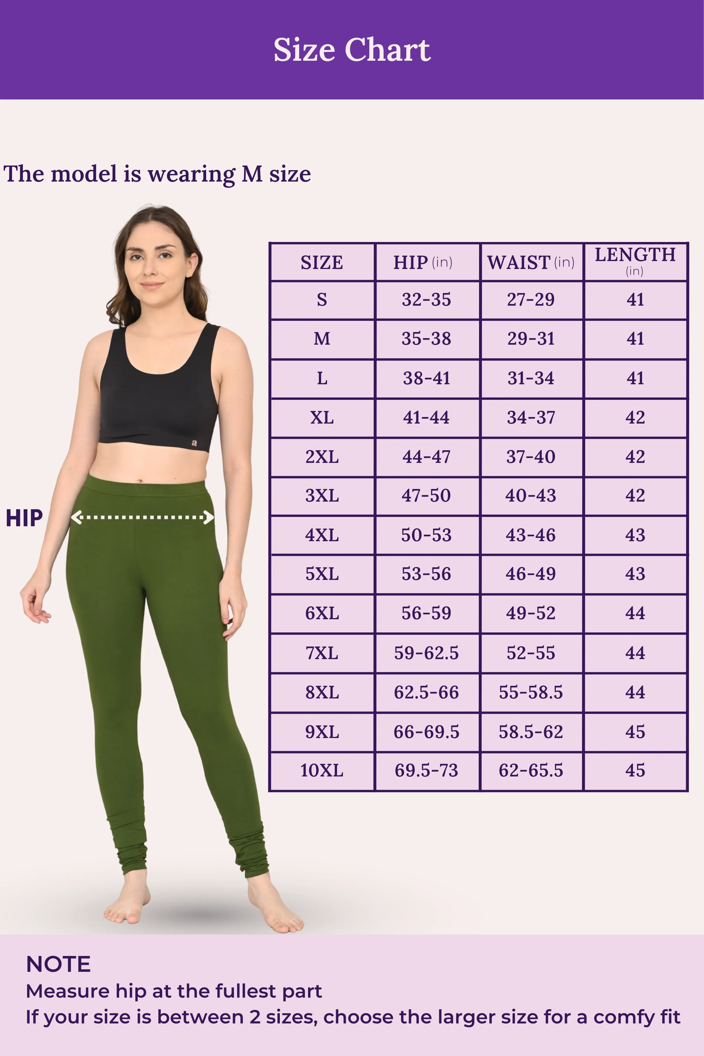 Women's Churidars | Mid Waist | Full Length | Ankle Gathers | Non-See-Through | Gusset Crotch to Prevent Ripping - Image 4