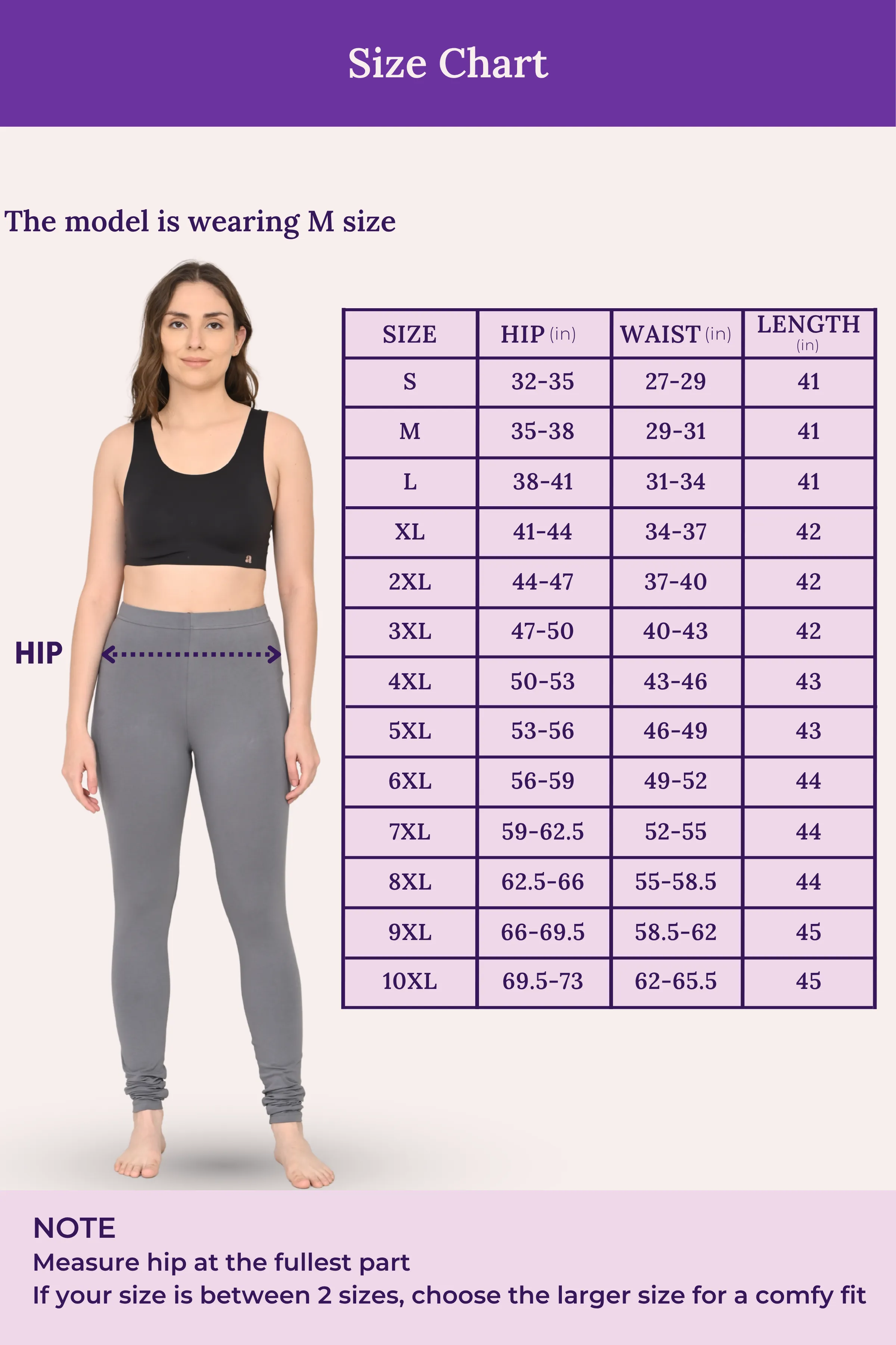 Women's Churidars | Mid Waist | Full Length | Ankle Gathers | Non-See-Through | Gusset Crotch to Prevent Ripping - Image 4