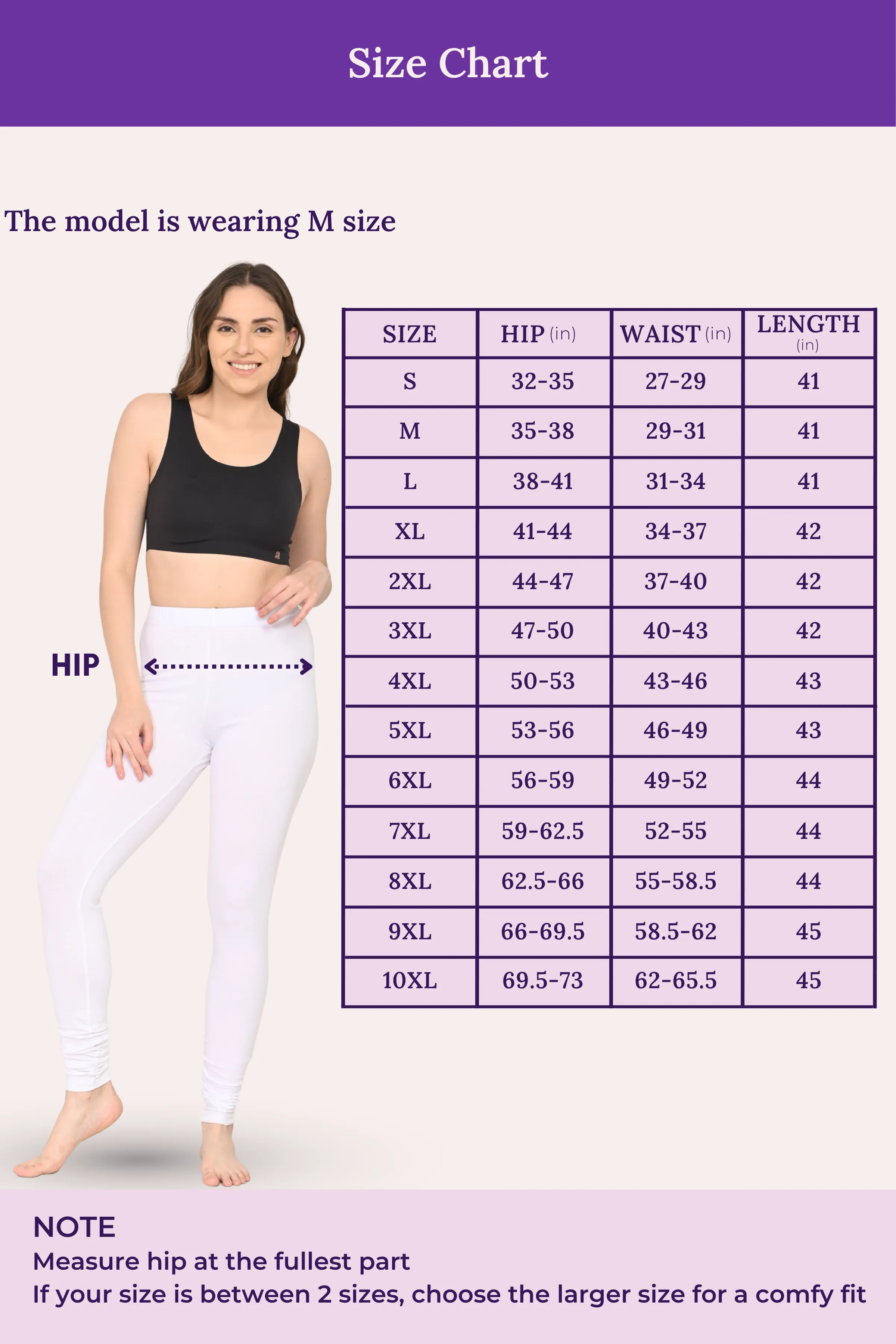 Women's Churidars | Mid Waist | Full Length | Ankle Gathers | Non-See-Through | Gusset Crotch to Prevent Ripping - Image 4