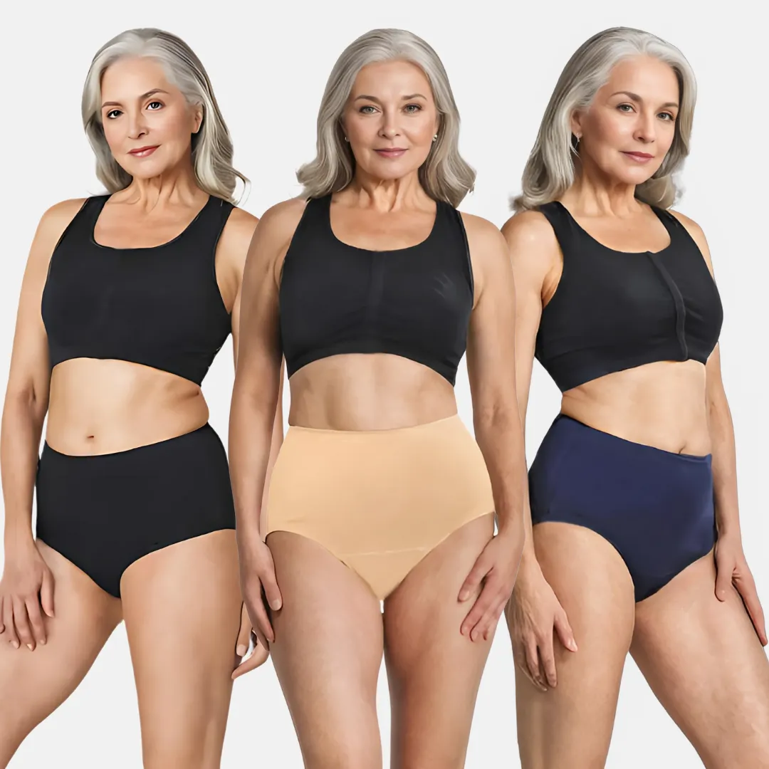 Cotton Panties | High Waist | Brief Cut | Full Hip & Back Coverage | Offers Belly & Back Support | Flattens Belly & Covers Muffin Top | Friction & Rash Free | Pack Of 3 - Image 11
