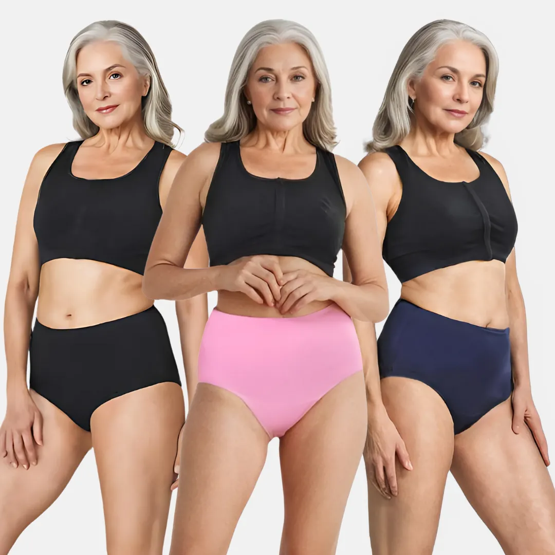 Cotton Panties | High Waist | Brief Cut | Full Hip & Back Coverage | Offers Belly & Back Support | Flattens Belly & Covers Muffin Top | Friction & Rash Free | Pack Of 3 - Image 7