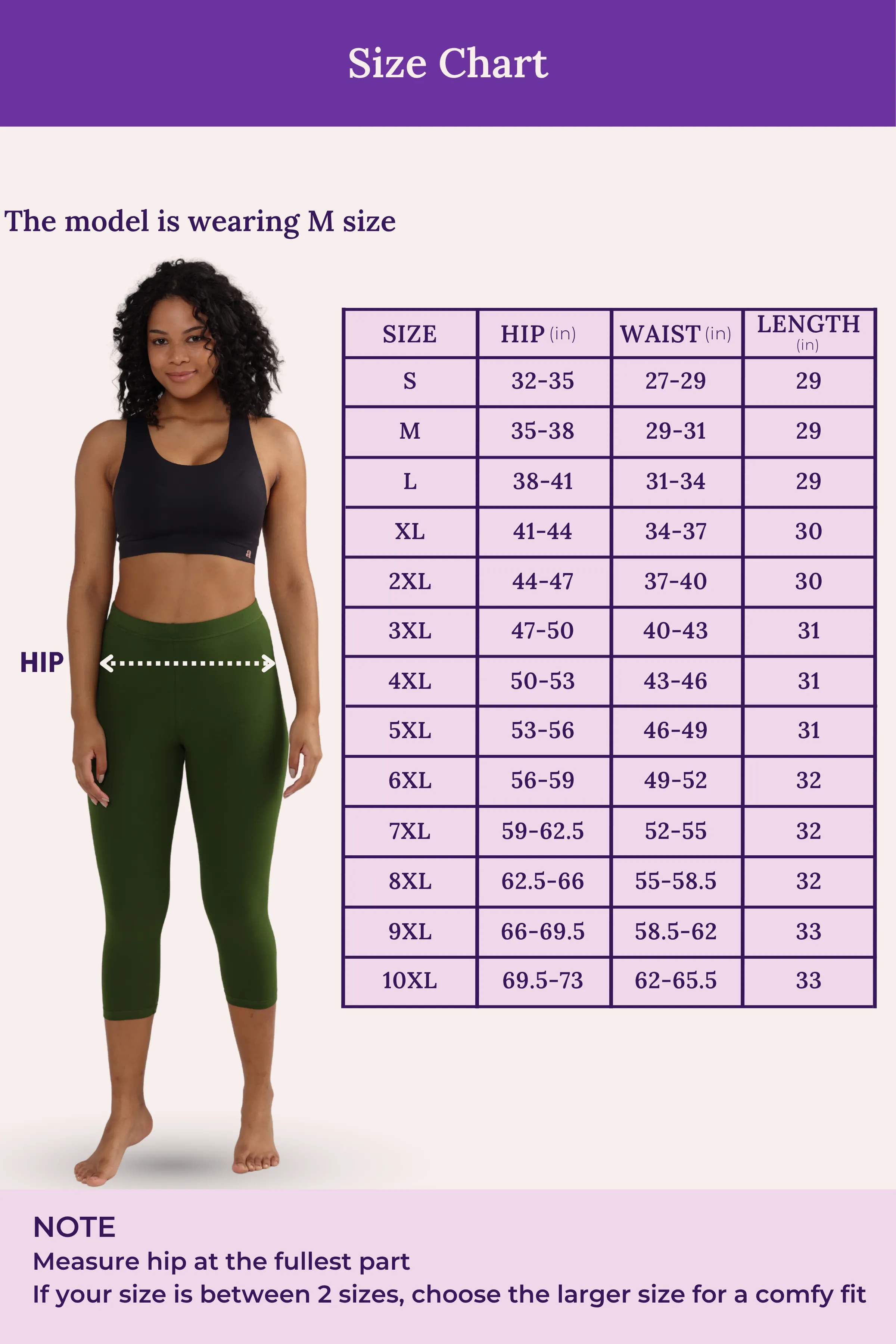 Cropped Leggings | Mid Waist | 3/4 Length | Cotton–Elastane Blend | Non-See-Through | Gusset Crotch to Prevent Ripping - Image 4