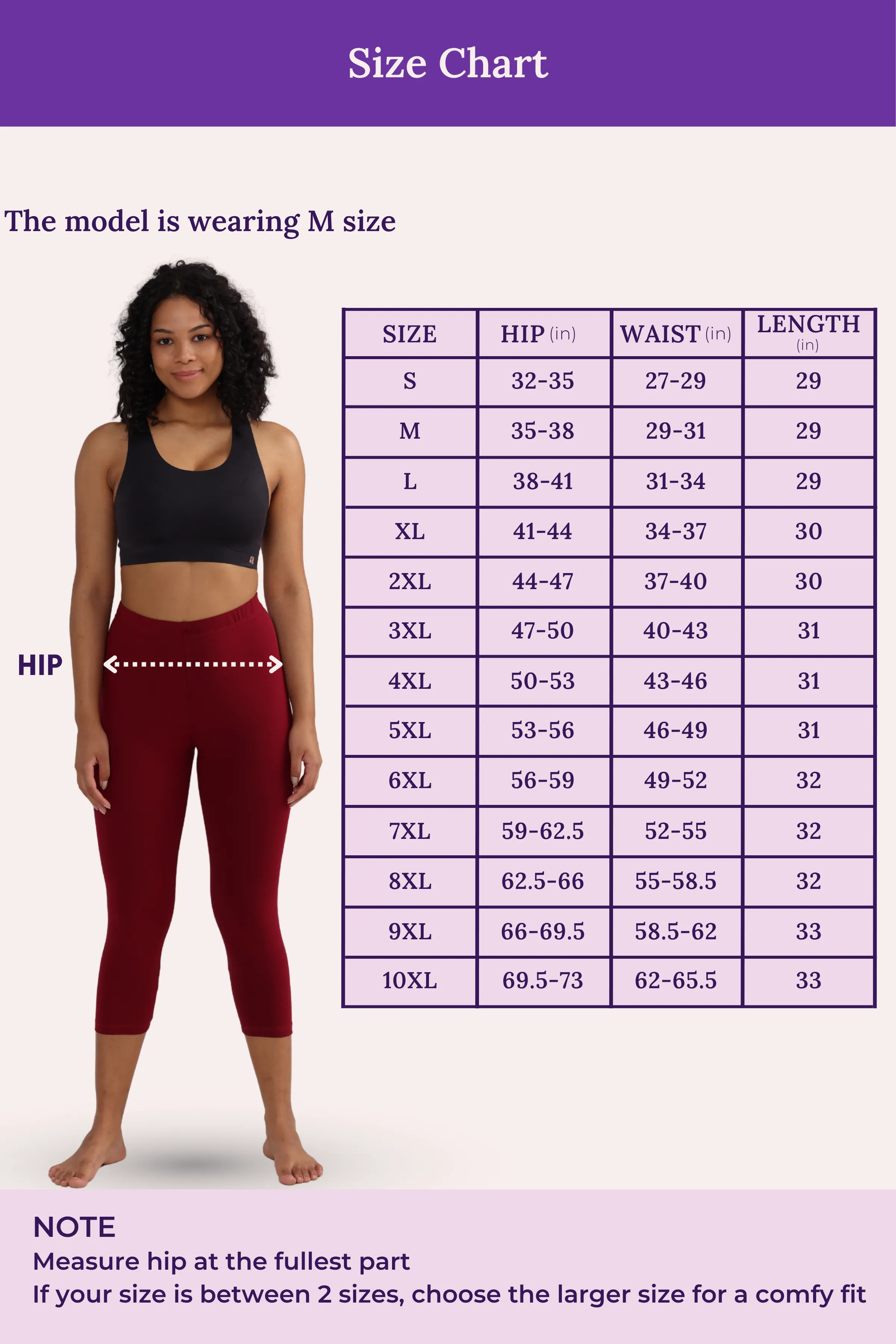 Cropped Leggings | Mid Waist | 3/4 Length | Cotton–Elastane Blend | Non-See-Through | Gusset Crotch to Prevent Ripping - Image 4