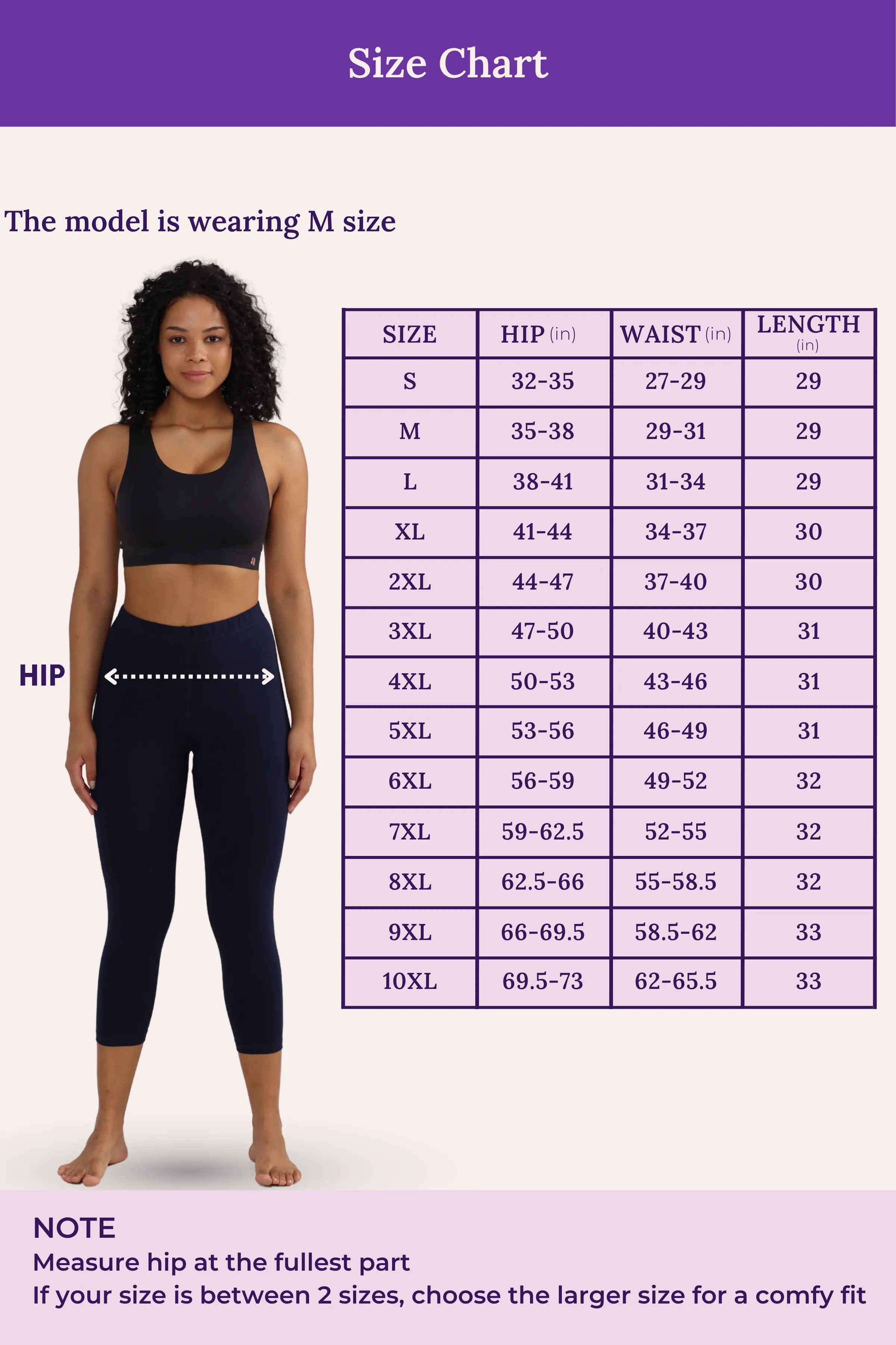 Cropped Leggings | Mid Waist | 3/4 Length | Cotton–Elastane Blend | Non-See-Through | Gusset Crotch to Prevent Ripping - Image 4