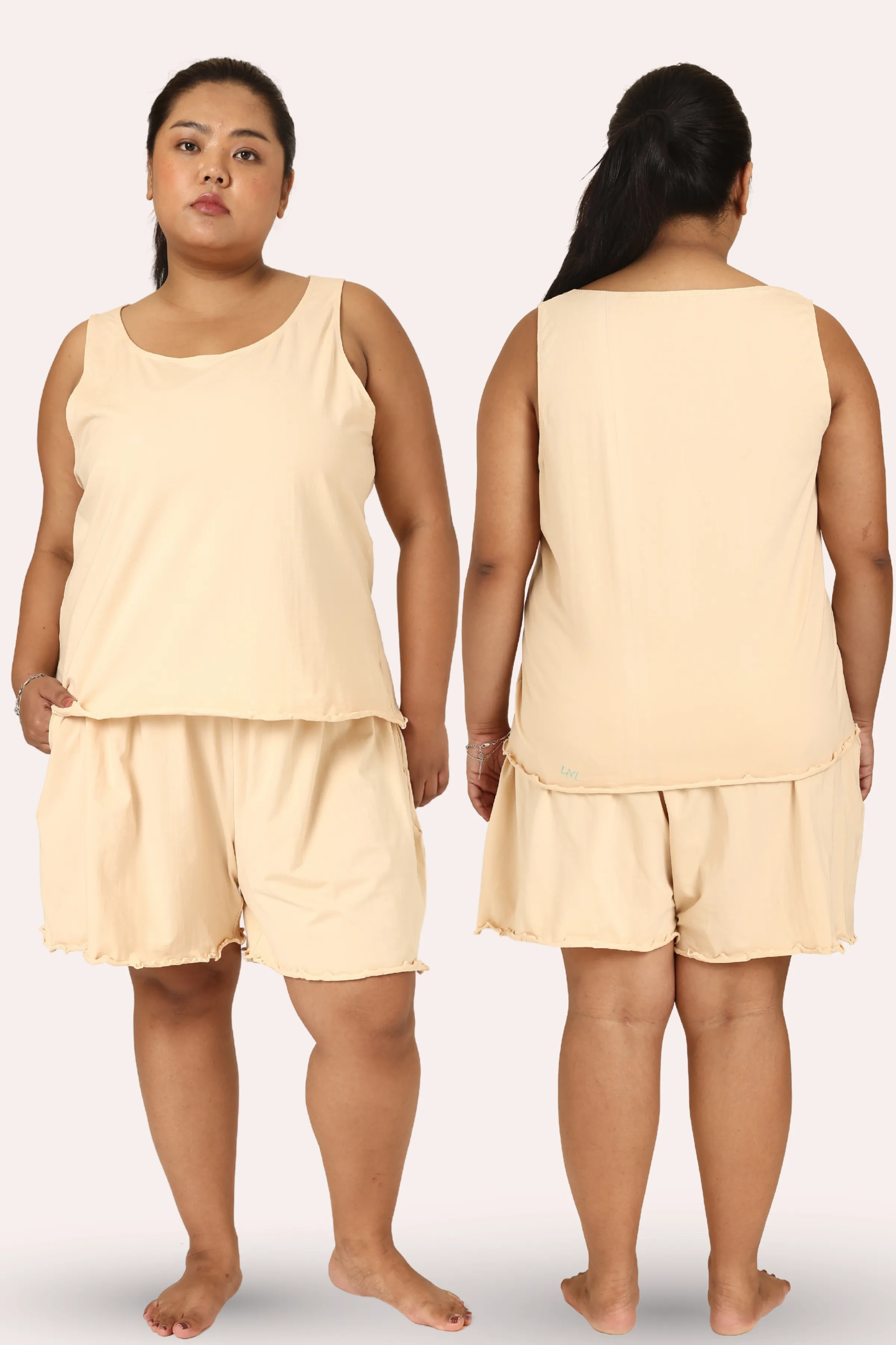 Calmwear Lounge Set | Tank Top & Shorts | Brute Musk Fragrance Embedded | Soft Skin Friendly Cotton | Lasts 15-20 washes - Image 6