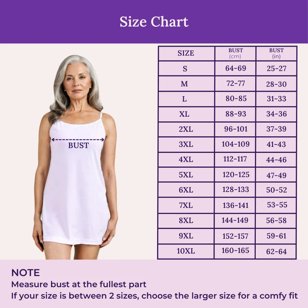 Inner Slip For Kurtis & Kurtas | Adjustable Straps | Front Round Neckline | Side Slits For Easy Movement - Image 3