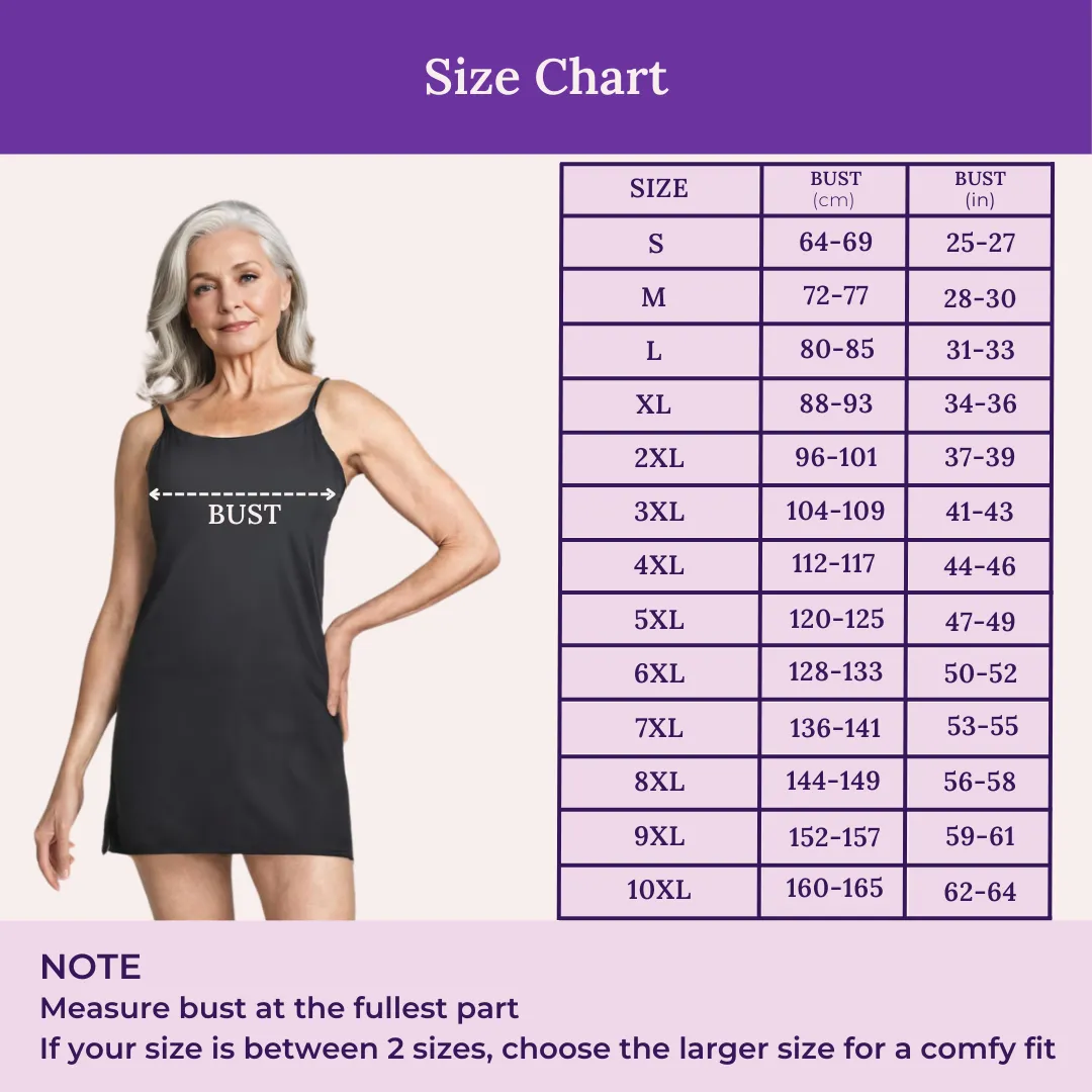 Inner Slip For Kurtis & Kurtas | Adjustable Straps | Front Round Neckline | Side Slits For Easy Movement | Pack Of 2 - Image 3