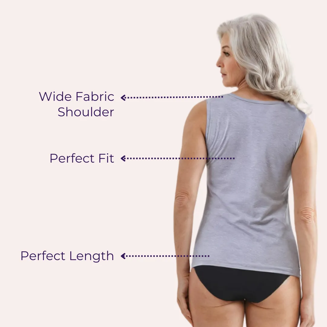 Inner Tank Top | Fabric Shoulder | Round Neckline | Offers Full Coverage - Image 6
