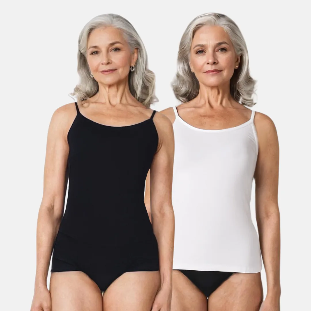 Everyday Camisoles | Soft Adjustable Shoulder Elastic | Offers Full Coverage | Pack Of 2 - Image 10