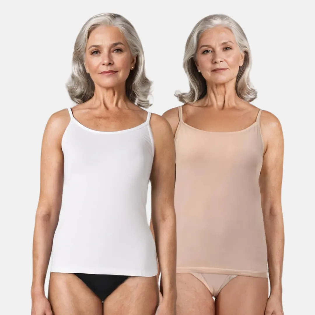 Everyday Camisoles | Soft Adjustable Shoulder Elastic | Offers Full Coverage | Pack Of 2 - Image 11