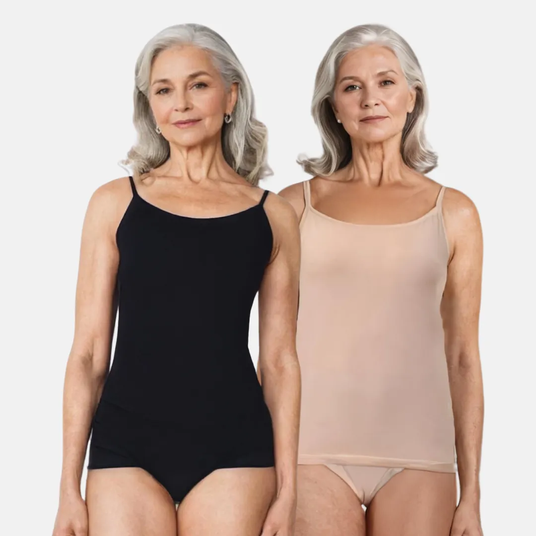 Everyday Camisoles | Soft Adjustable Shoulder Elastic | Offers Full Coverage | Pack Of 2 - Image 7