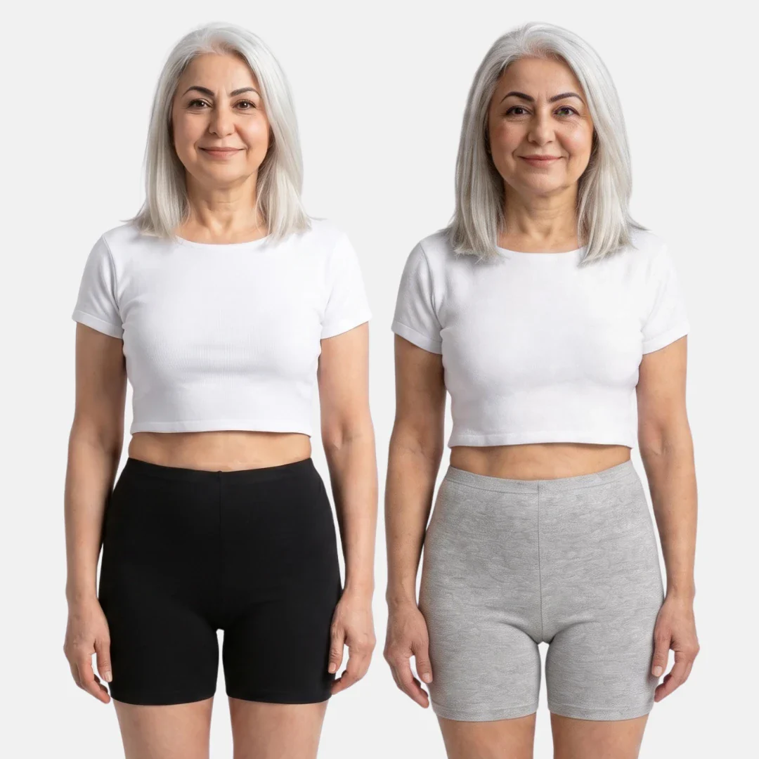 Under Shorts | Full Hip Coverage | Prevents Inner Thigh Chafing | Pack Of 2 - Image 10