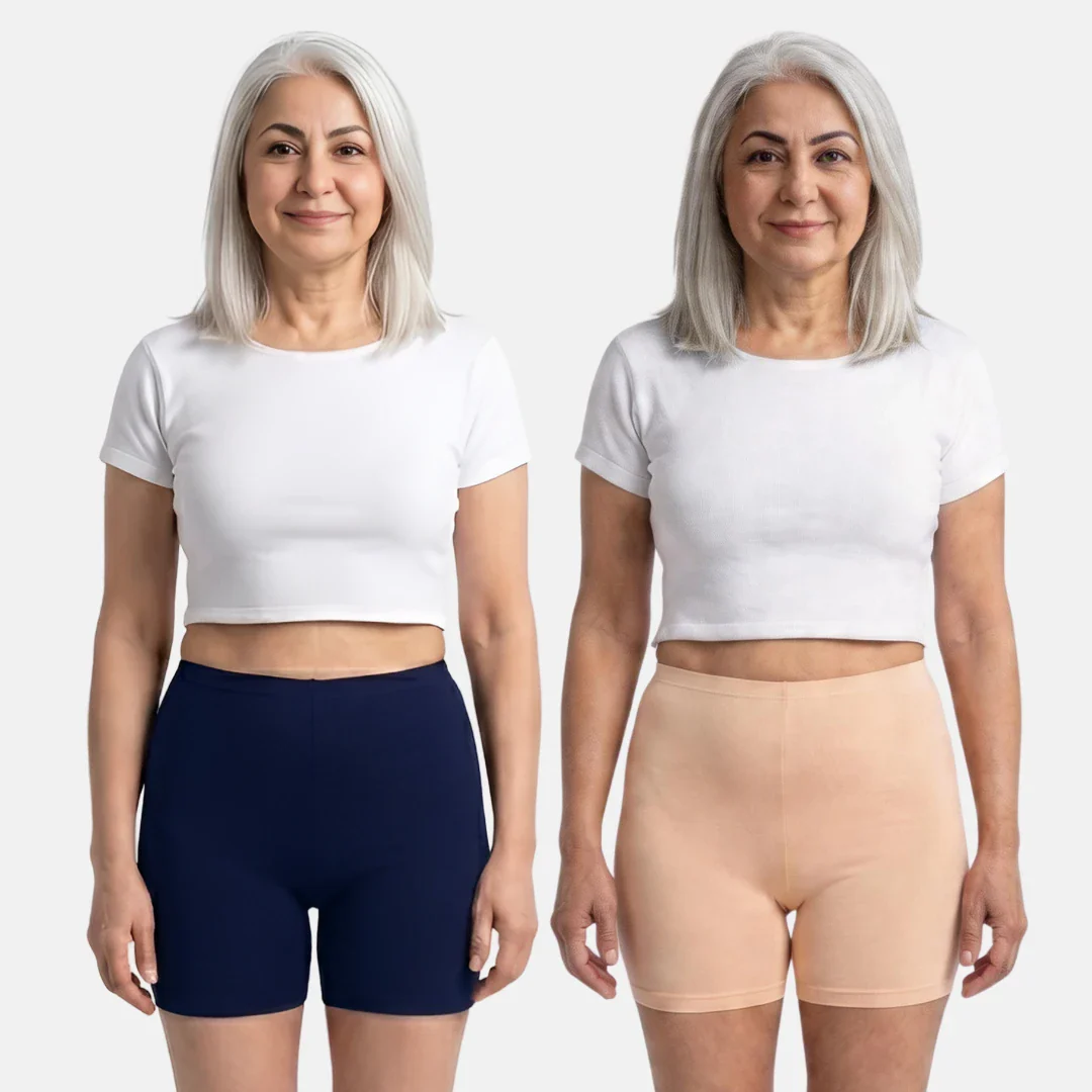 Under Shorts | Full Hip Coverage | Prevents Inner Thigh Chafing | Pack Of 2 - Image 8