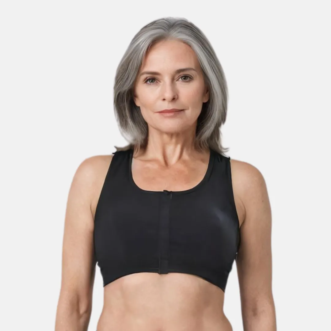 Front Open Bra | Non Padded | Non Wired | Racerback | High Back Rise | Full Coverage - Image 11