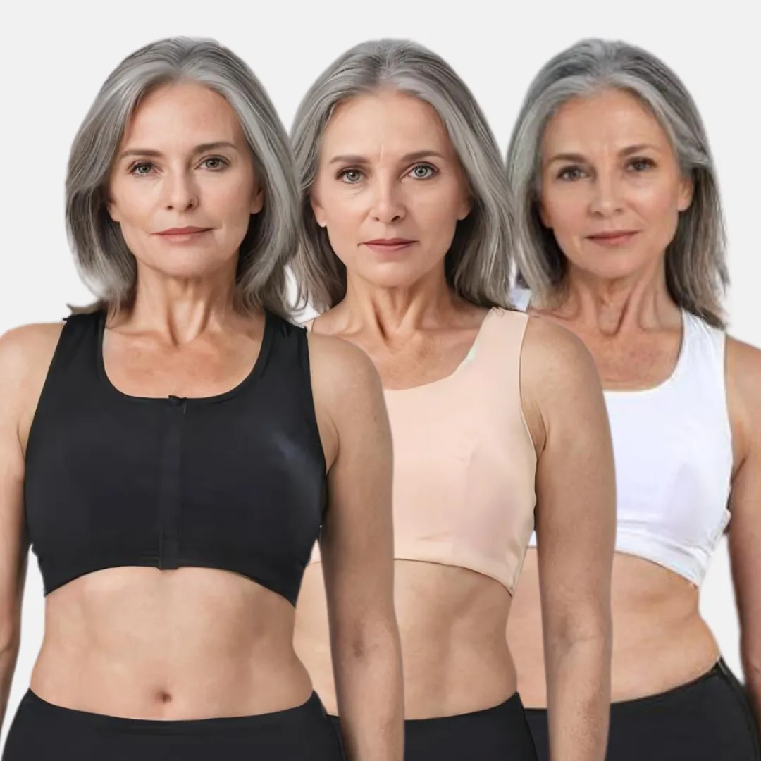 Front Open Bra | Non Padded | Non Wired | Racerback | High Back Rise | Full Coverage | 3 Pack - Image 10