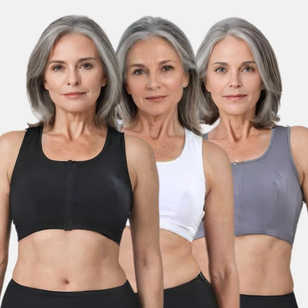 Front Open Bra | Non Padded | Non Wired | Racerback | High Back Rise | Full Coverage | 3 Pack - Image 12