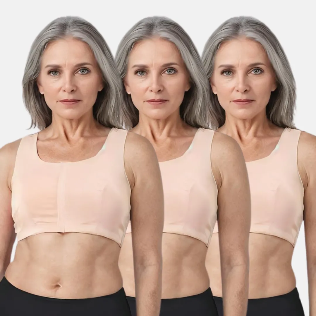 Front Open Bra | Non Padded | Non Wired | Racerback | High Back Rise | Full Coverage | 3 Pack - Image 14