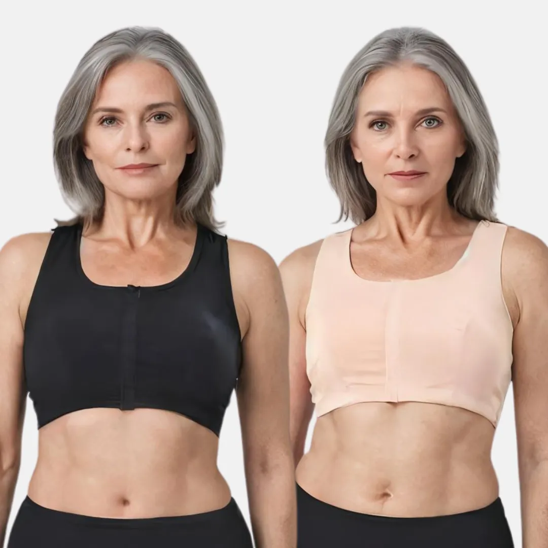Front Open Bra | Non Padded | Non Wired | Racerback | High Back Rise | Full Coverage | 2 Pack - Image 15