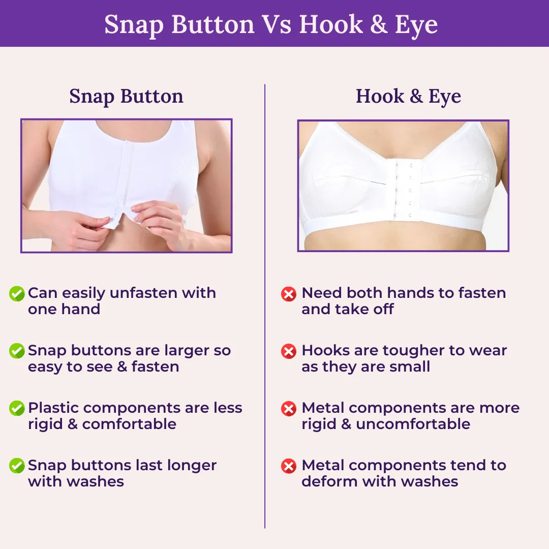 Front Open Bra | Non Padded | Non Wired | Racerback | High Back Rise | Full Coverage - Image 7