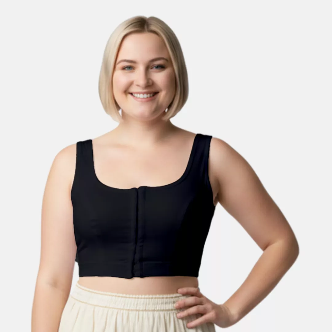 Plus Size Front Hook Bra | Non-Padded | Non-Wired | Full Coverage | U-Back - Image 8