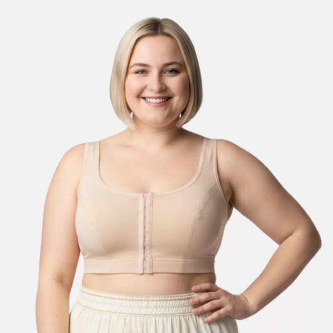 Plus Size Front Hook Bra | Non-Padded | Non-Wired | Full Coverage | U-Back - Image 9