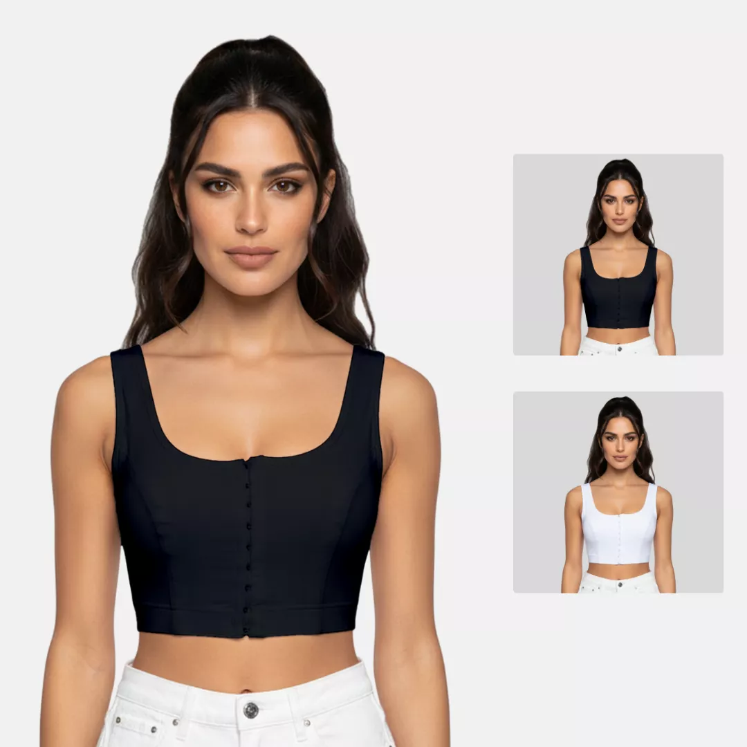 Front Hook Bra For Women | Non-Padded | Non-Wired | Full Coverage | U-Back | Pack Of 2 - Image 8