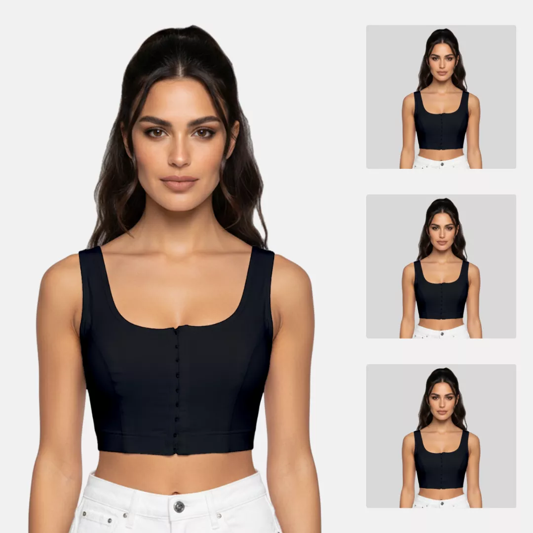 Front Hook Bra For Women | Non-Padded | Non-Wired | Full Coverage | U-Back | Pack Of 3