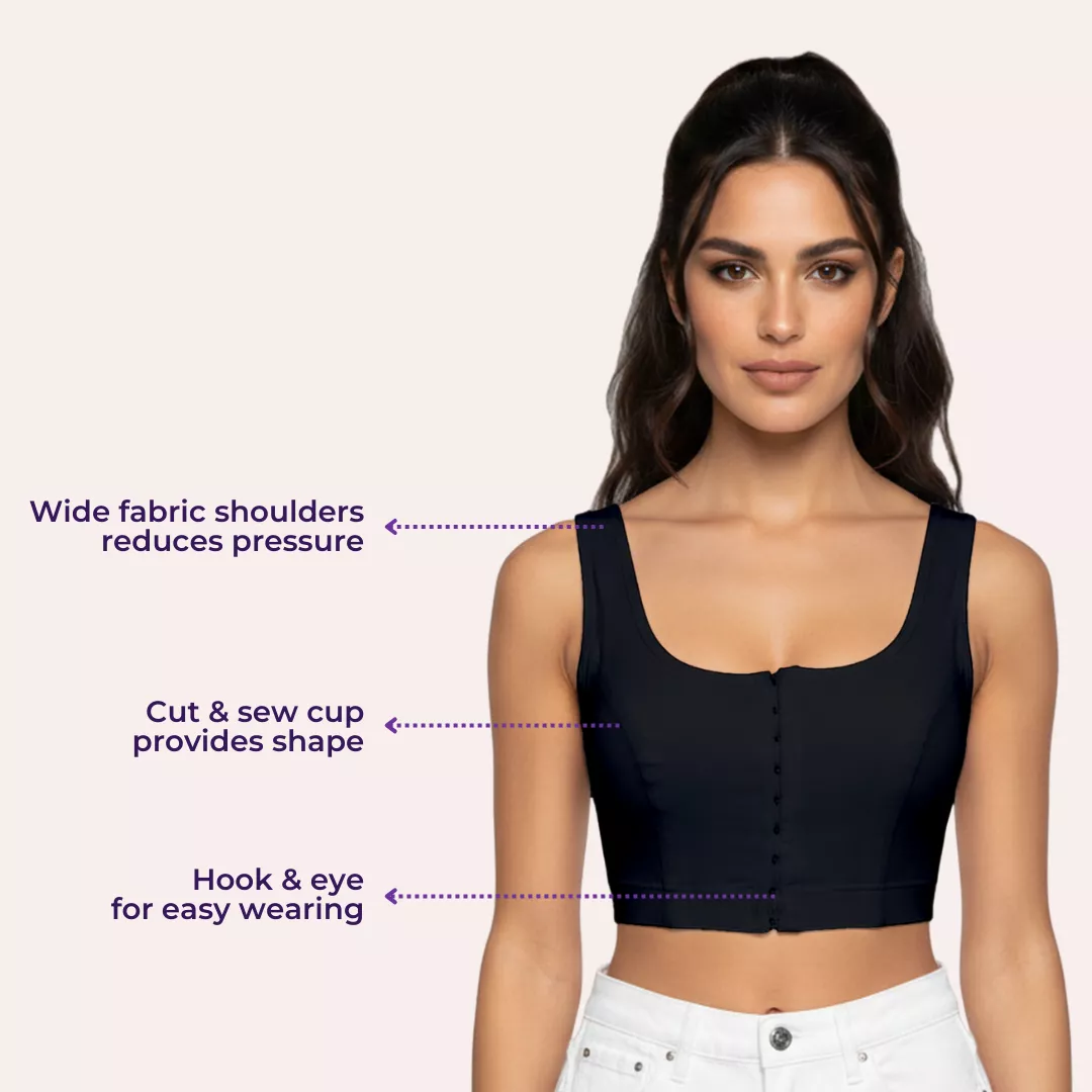 Front Hook Bra For Women | Non-Padded | Non-Wired | Full Coverage | U-Back | Pack Of 3 - Image 7