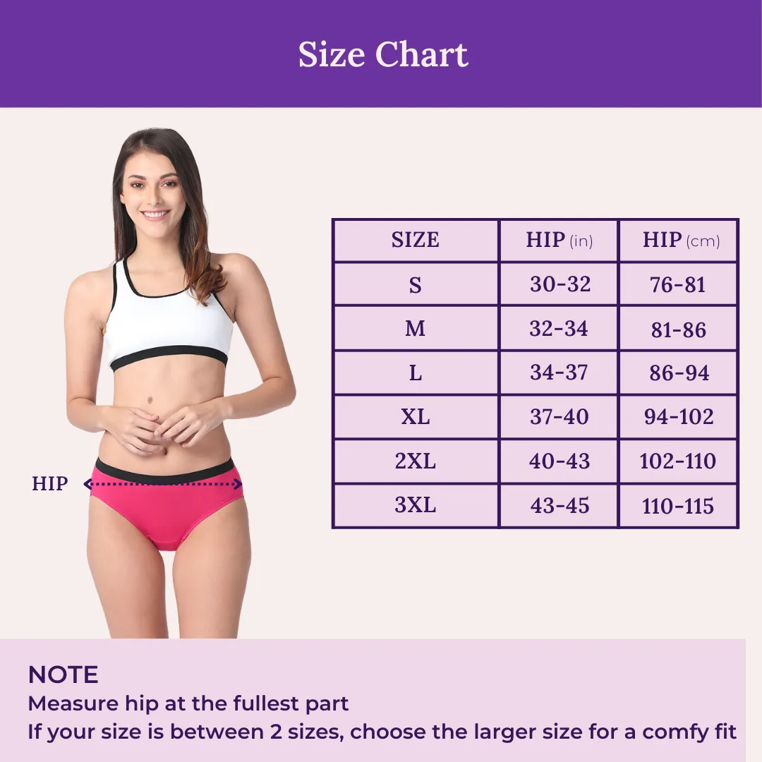 Women's Micro Modal Panties With Stretch | Mid Waist | Full Hip Coverage | Soft Waist Elastic | 3X Softer Than Cotton | Naturally Antibacterial | Prevents Odor - Image 3