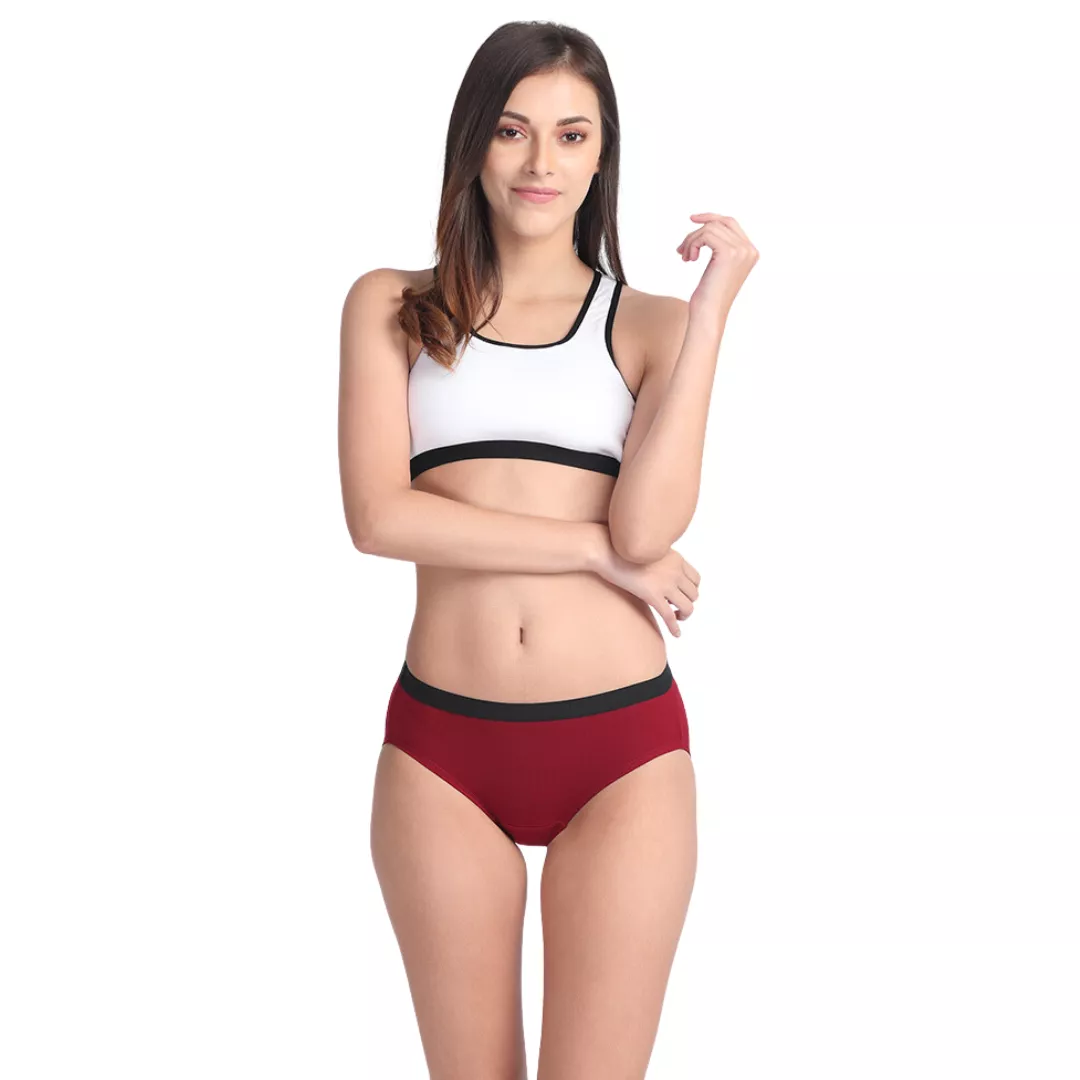 Women's Micro Modal Panties With Stretch | Mid Waist | Full Hip Coverage | Soft Waist Elastic | 3X Softer Than Cotton | Naturally Antibacterial | Prevents Odor - Image 6