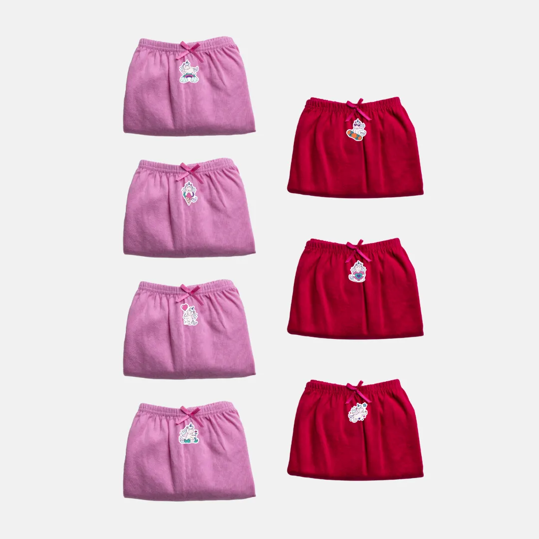 Power Of Choice Girl's Bloomers | Free DIY Iron On Stickers | Ultra Soft Waistband | Protects Privacy | 7 Pack - Image 13