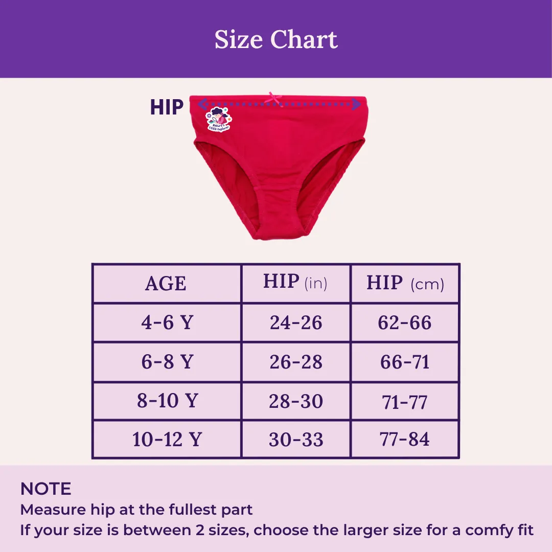 Girl's Knickers | Soft Elastic At Waist | Full Hip Coverage | 7 Pack - Image 3