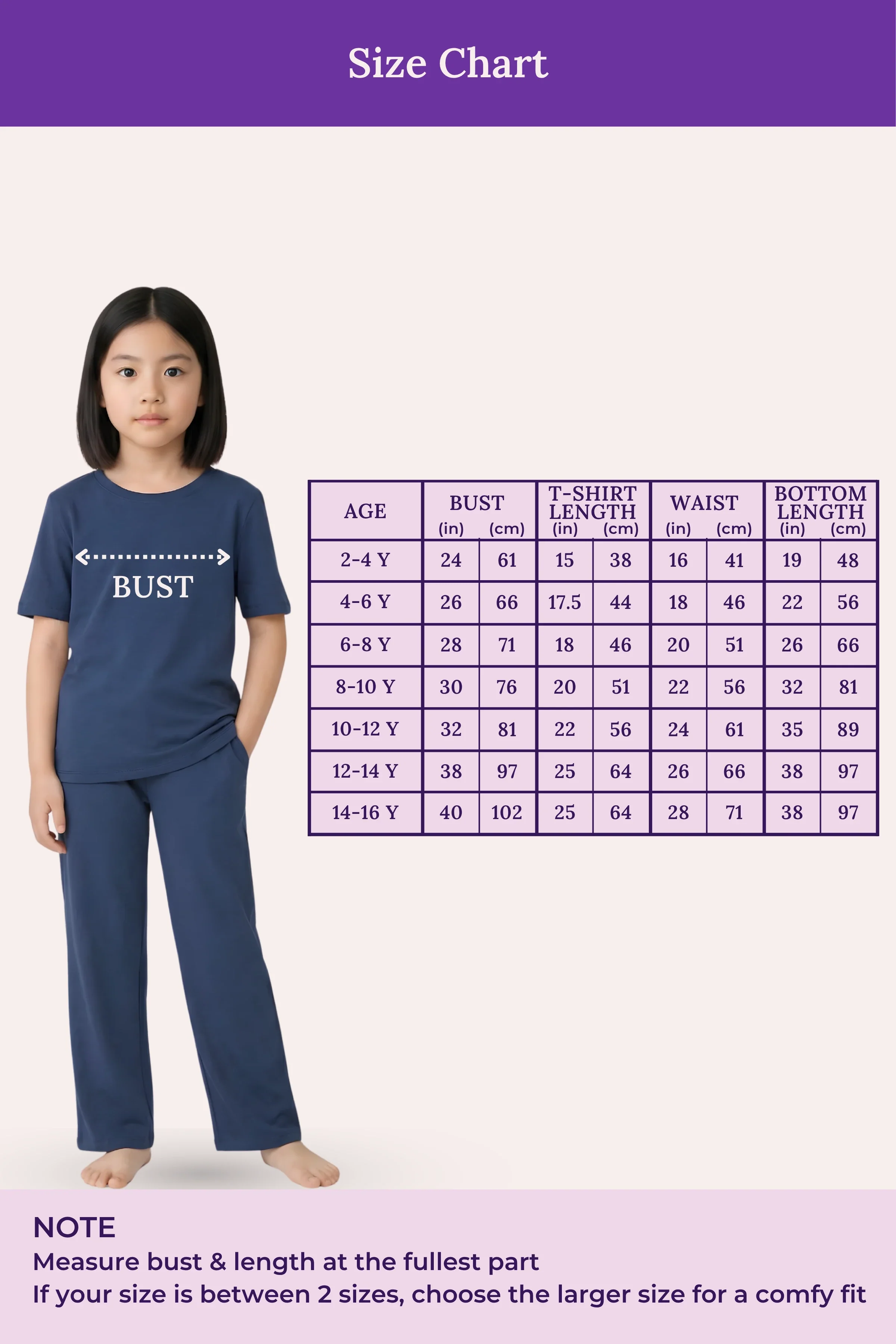 Pyjama Set | T-shirt & Pyjama | Cotton Blend | Elasticated Waistband - Image 3