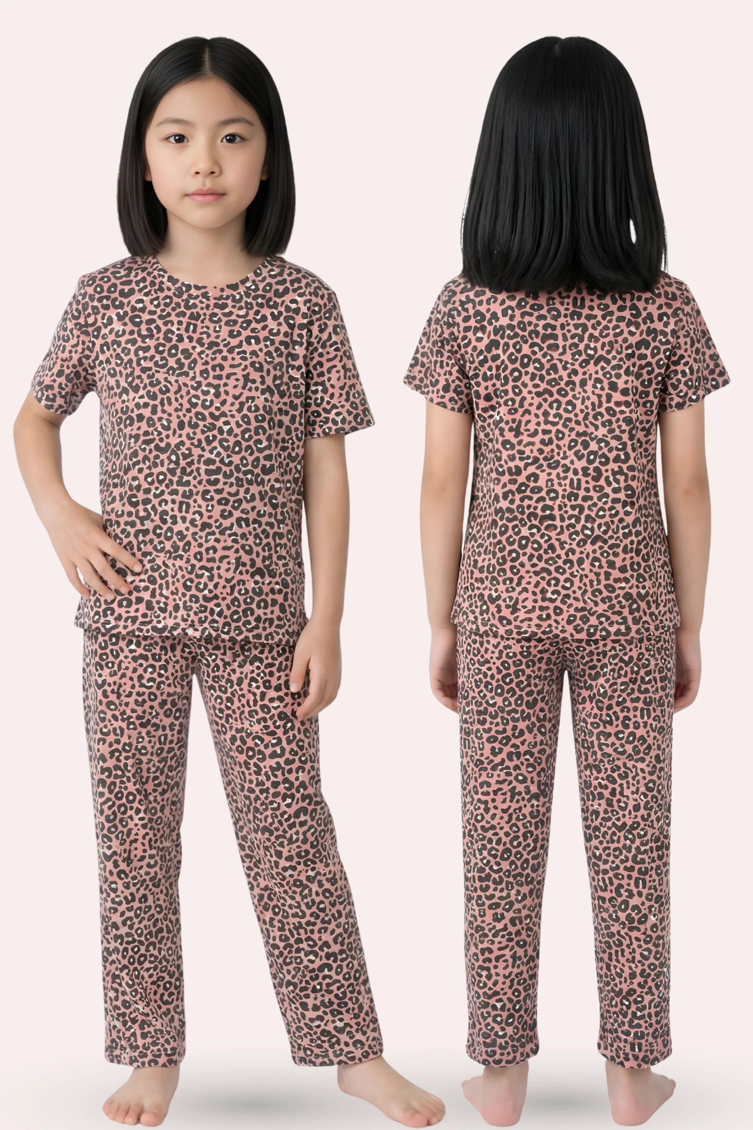 Pyjama Set | T-shirt & Pyjama | Cotton Blend | Elasticated Waistband - Image 7