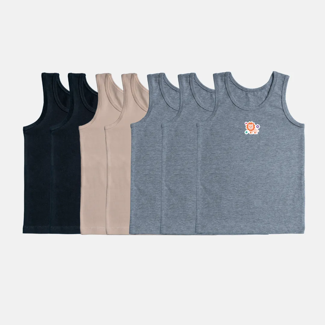 Power Of Choice Girl's Vests | Free DIY Iron On Stickers | Soft Fabric Shoulder | 7 Pack - Image 16