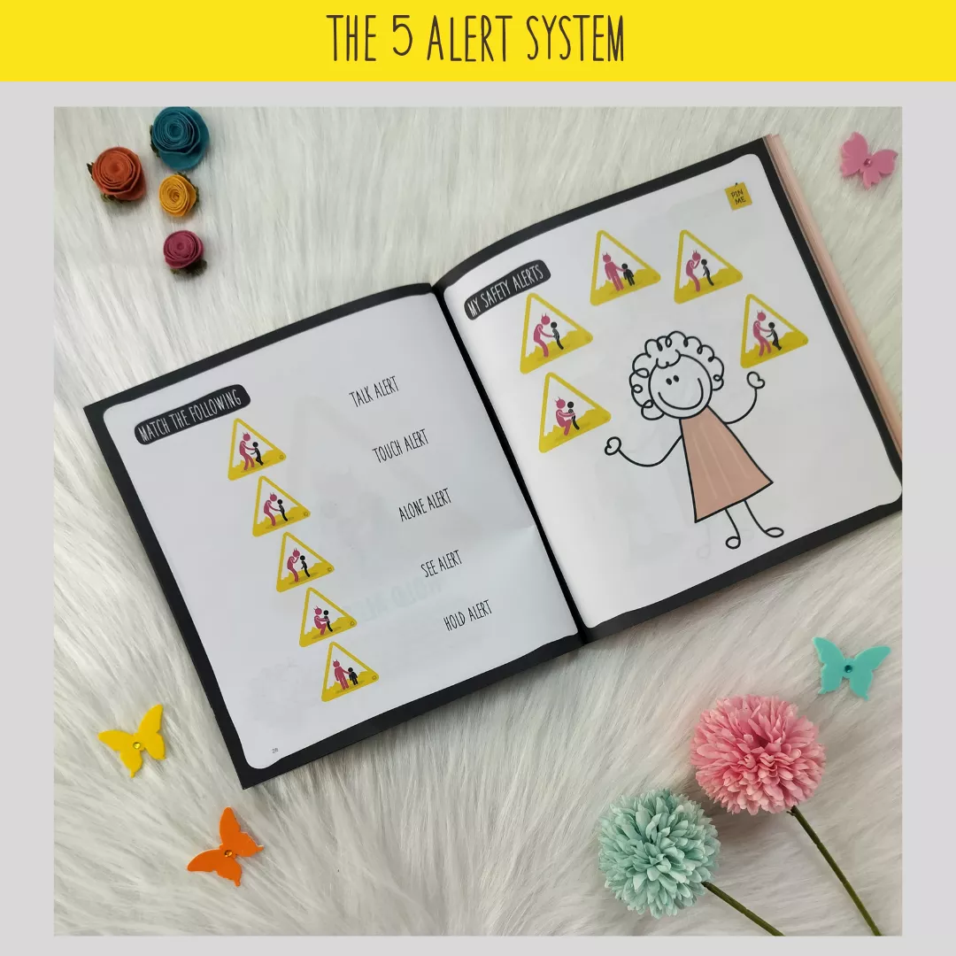 Ms.P’s Lessons On Safety | Empowering 5 Alert System | Improved From Good Touch Bad Touch | Video + Activity Book | Stickers & More - Image 2
