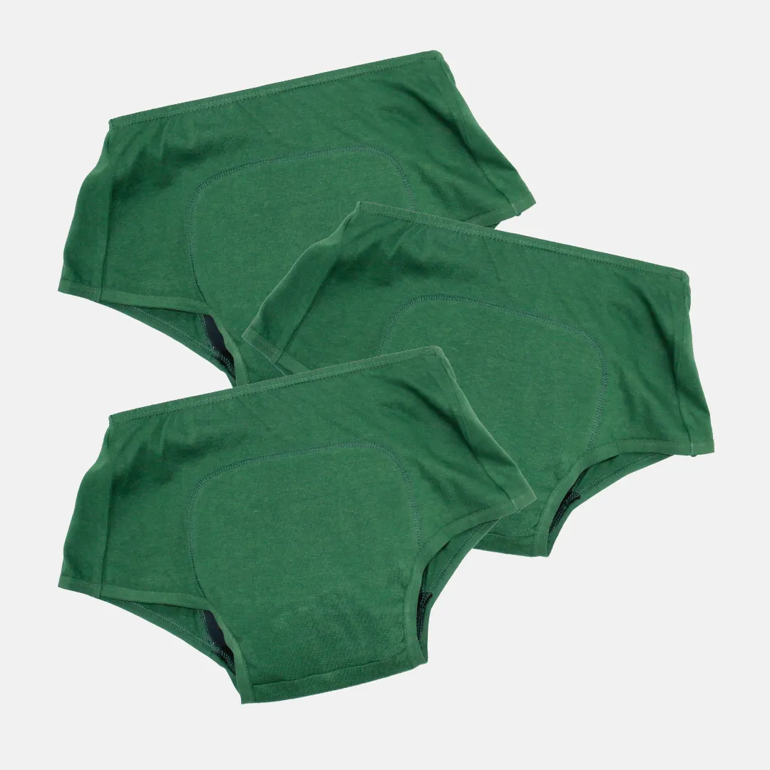 Heavy Flow Period Panties For Beginners | For Heavy Flow Days | Extended Crotch Line | 3 Pack - Image 18