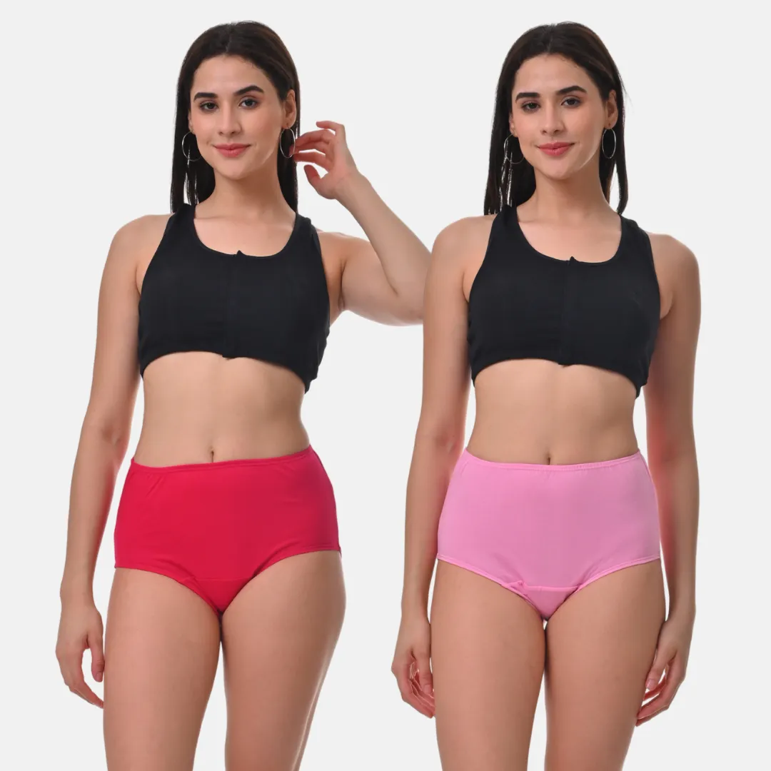 Hygiene Panties | High Waist | Brief Fit | Prevents UTIs | Pack Of 2 - Image 10