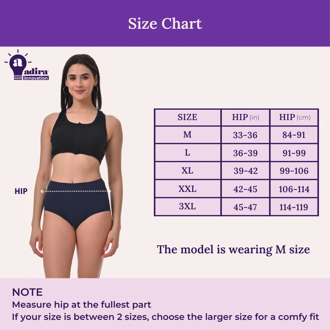 Incontinence Underwear | High Waist | Leakproof Crotch | Absorbs 25 ml Of Leaks - Image 3
